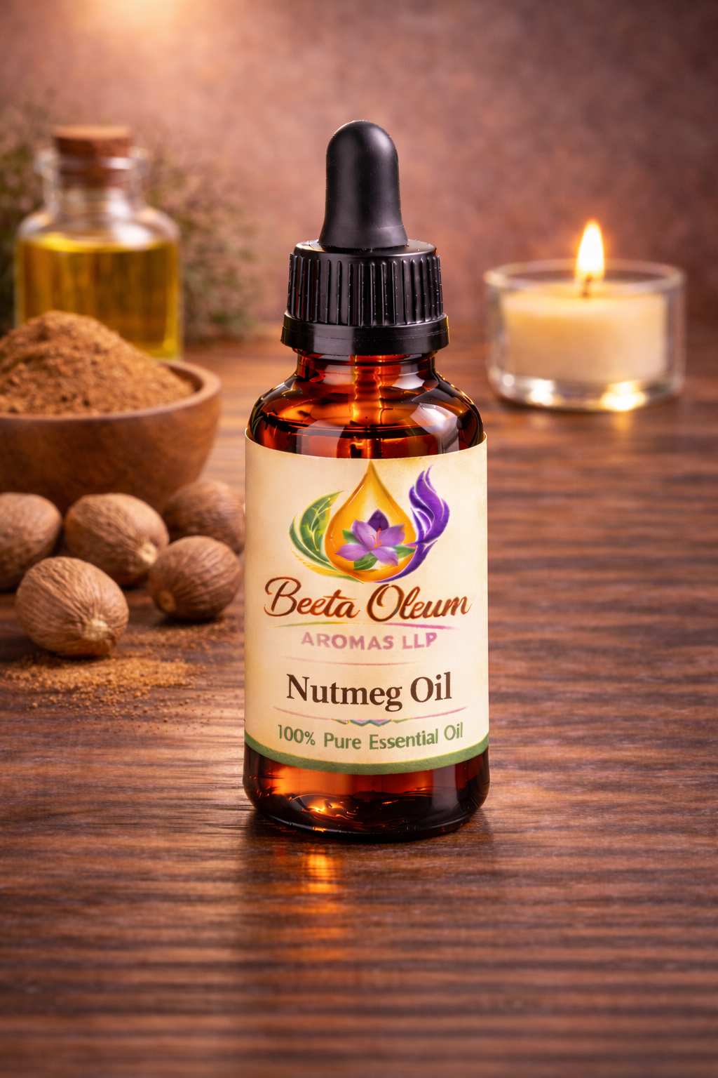 Nutmeg Oil Bottle
